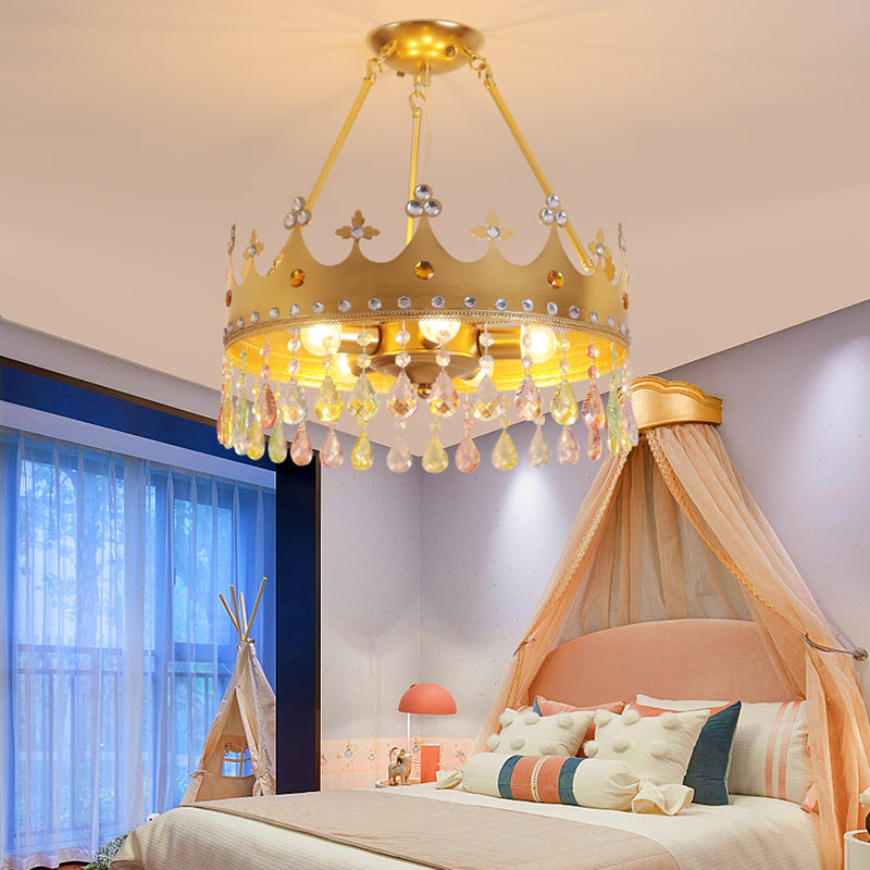 Kids Room Light Decor Girl Princess Theme Chandeliers WH-MA-180
