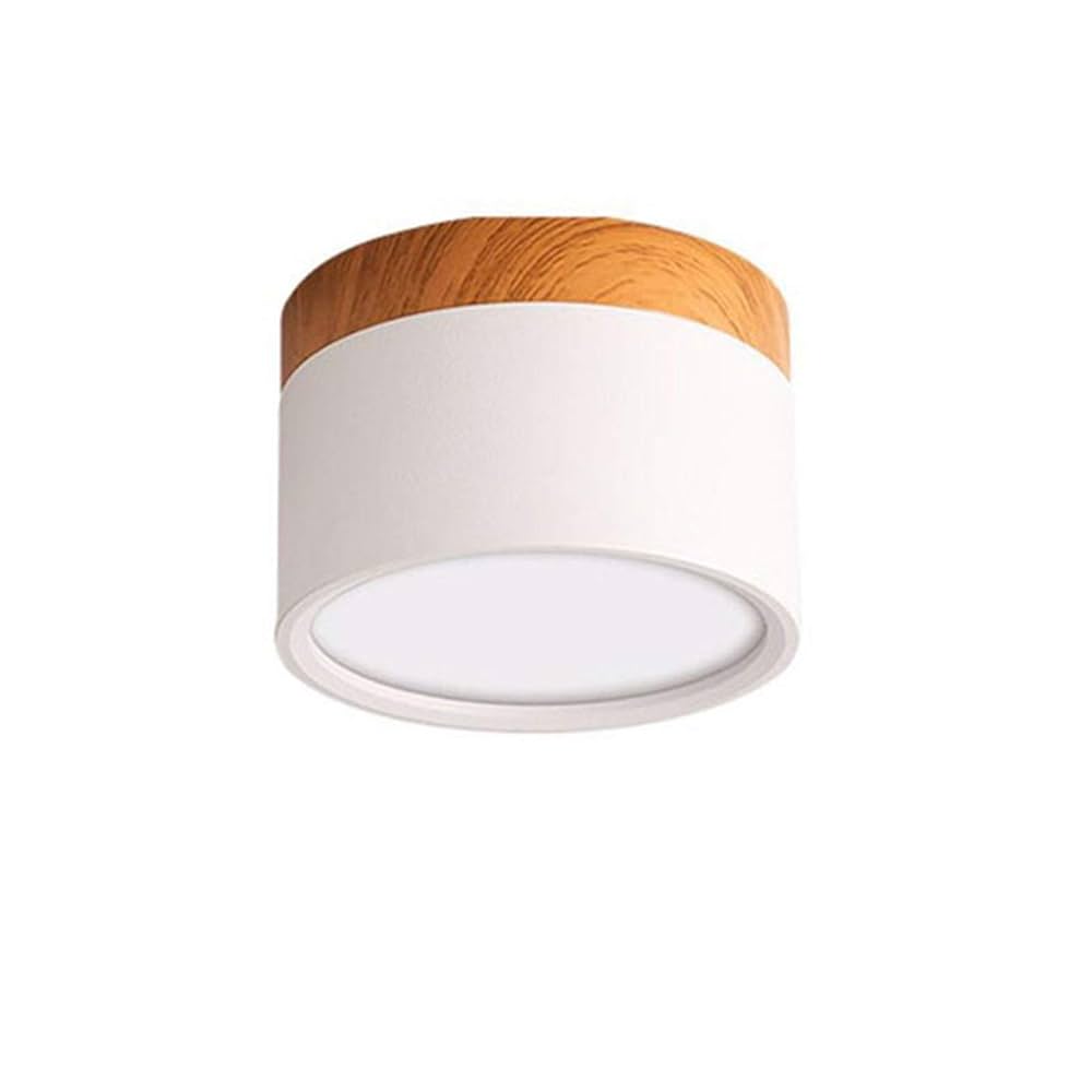 Modern LED Surface Mounted Downlight - Dimmable Cylindrical Ceiling Spotlight