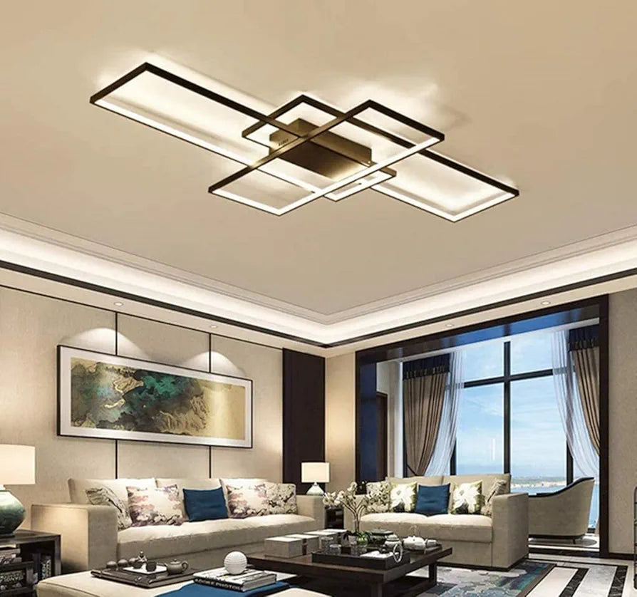 Modern Dimmable LED Chandelier & Ceiling Light Fixture